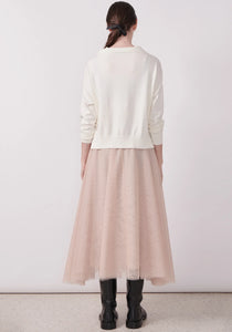POL Clothing | Nucleus Drawcord Knit | Chalk