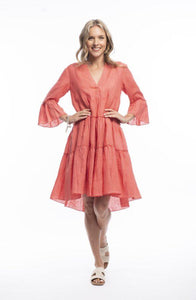 Orientique | Layered Linen Dress