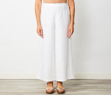 Load image into Gallery viewer, See Saw | Linen Palazzo Pant - White
