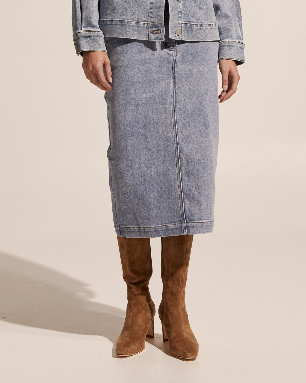 Zoe Kratzmann | Element Skirt | Washed Denim