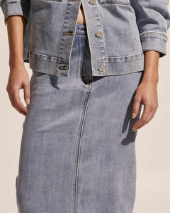 Zoe Kratzmann | Element Skirt | Washed Denim