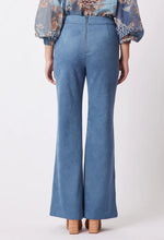 Load image into Gallery viewer, Once Was | Getty Faux Suede Pant | Chambray
