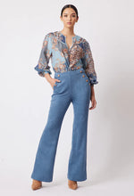 Load image into Gallery viewer, Once Was | Getty Faux Suede Pant | Chambray
